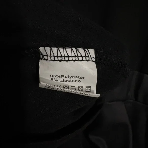 Black Peplum Dress - Picture 6 of 6